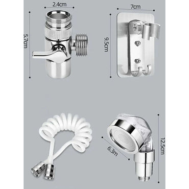 Set ABS Showerhead Set, Handheld Shower Sprinkler Set For Bathroom