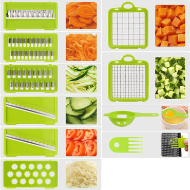 Super and Professional Multifunctional Vegetable Cutter Food Cutter Potato Cutter, Egg Separator Slicer / JD-2351 / 68726 /KN-224