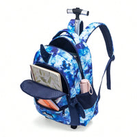 (NET) Meetbelify Shark Kids Rolling Backpack 3 Pcs