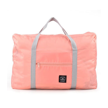 (net) New Nylon Foldable Travel Bag Unisex Large Capacity Luggage Bag