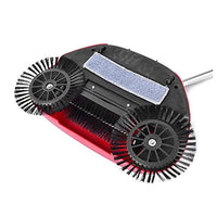 2 in 1 Hand Push Sweeper Broom Floor Cleaner Mop Dust Bin 360 Rotating Plastic Wet and Dry Broom