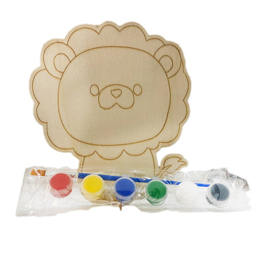 Animal Wood Coloring Crafts