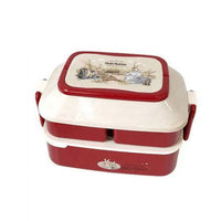 (net) Rabbit Design 2-Layer Lunch Box
