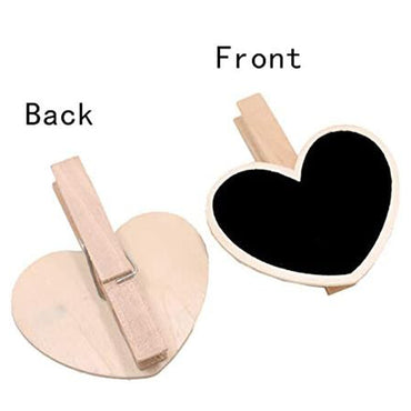Wood Chalkboard with Blackboard Clip 2 pcs