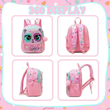 (NET) Girls Smiggle Rose Cat Backpack