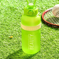 Plastic Water Bottle With Straw 1500 ML