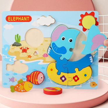 Engaging Wooden Animal Puzzles for Inquisitive Kids