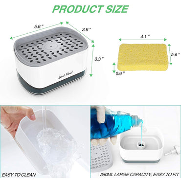 (Net) Soap Pump  And Sponge Caddy