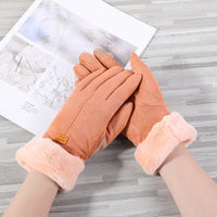 Women's Warm Winter Gloves - Stylish and Windproof