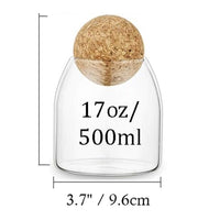 Kitchen Storage Jar With Lid 500ml