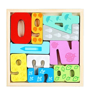 Versatile Wooden Toddler Jigsaw Puzzle Blocks
