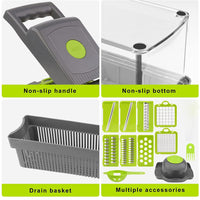 Super and Professional Multifunctional Vegetable Cutter Food Cutter Potato Cutter, Egg Separator Slicer / JD-2351 / 68726 /KN-224