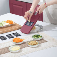 Convenient vegetable cutter chopper for vegetables and fruits 5 in 1 veggie slicer