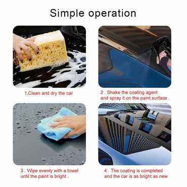 Shine Armor Fortify Quick Coat Ceramic Coating Car Wax - 3 in 1 Hydrophobic Car Polish, Waterless Wash, Shine / ZG-5557 / 972190