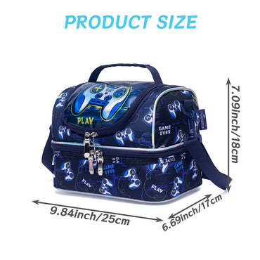 (NET) Game Kids Lunch Bag Insulated Bento