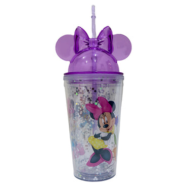 (NET) Minnie Mousse Plastic Cup 450ml