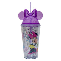 (NET) Minnie Mousse Plastic Cup 450ml