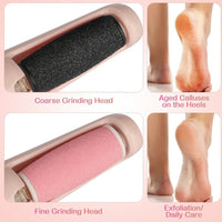 Electric Pedi Callous Remover, Professional Electric Foot Grinder File Callus Dead Skin Remover Pedicure Tool