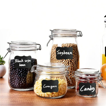 Chalkboard Labels,Fashionclubs Reusable Blackboard Stickers for the Kitchen, Pantry, Mason Jars, Wine Glasses 36PCS / 645222 / CC-223