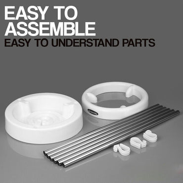 Rain Stand Stela Buckle up Plastic and Steel Rain Stand Stela, Umbrella Holder Organizer / 5890