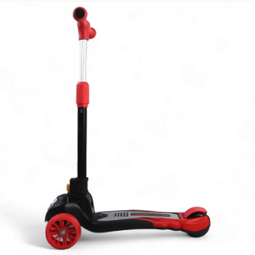 (Net) Scooter Big Pedal Foldable Adjustable Height Scooter 3 Wheel