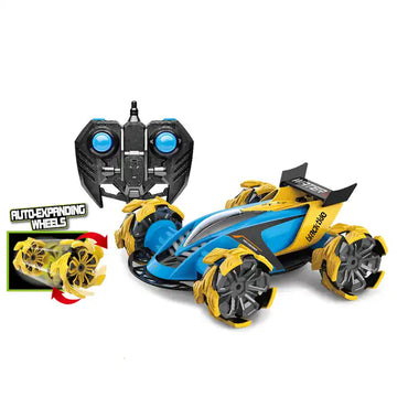 (Net) Revolutionary Remote Control Race Car with Auto-Expanding Wheels