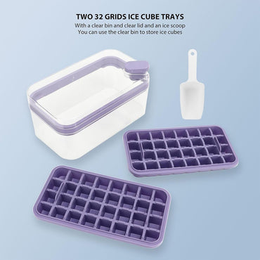Freezer Ice Cubes Tray 2 Layers