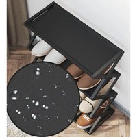 4Layers Simple X-Shaped Multi-Layer Dustproof Shoe Rack, DIY Assembly Shoe Cabinet, Multi-Purpose Storage Rack, Dormitory Shoe Rack / 81479/ YH8809-4