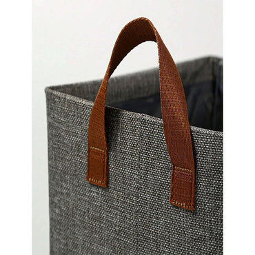 Solid color storage box, modern polyester clothes storage box for home