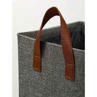 Solid color storage box, modern polyester clothes storage box for home