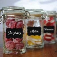 Chalkboard Labels,Fashionclubs Reusable Blackboard Stickers for the Kitchen, Pantry, Mason Jars, Wine Glasses 36PCS / 645222 / CC-223