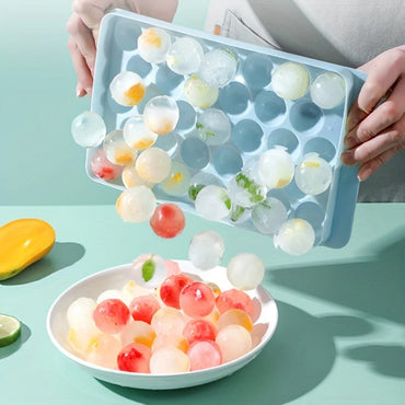 Ice Cube Tray with Lid Plastic Diamond Style