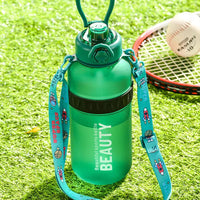 Plastic Water Bottle With Straw 1500 ML