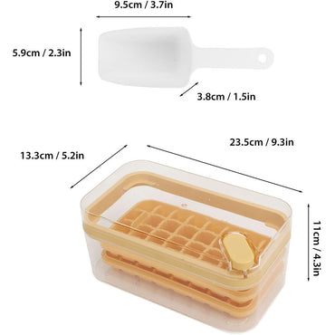 Freezer Ice Cubes Tray 2 Layers