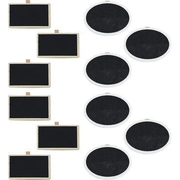 Wood Chalkboard with Blackboard Clip 2 pcs