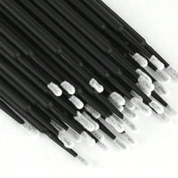 (NET) 100 Pcs  Disposable Micro Applicators Brush for Makeup and Personal Care Cosmetic Micro Brush