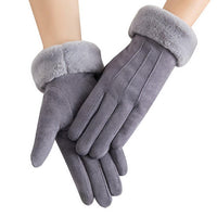 Women's Warm Winter Gloves - Stylish and Windproof