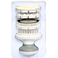 (Net) 4 in 1 Electric Bath Brush Vibration Face Body Back Cleaning Massager Tools Waterproof SPA Cleansing Massage Shower Brush / AE-903