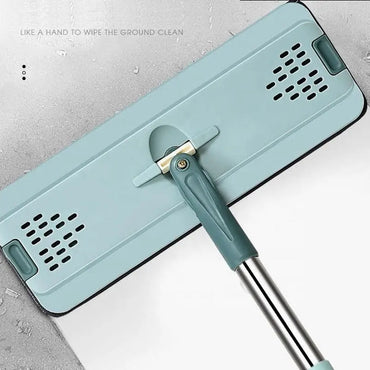 Mop Scratch Cleaning Automatic Spin Mop Bucket Flat Squeeze Hand Free Wringing Magic Microfiber Mop Home Floor Cleaning Mop / 406768