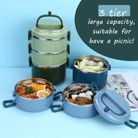 Stainless Steel Thermal Lunch Box - 2.1L
