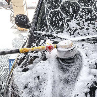(Net) MACHSWON Rotating Car Wash Brush, Automatic Rotating Washing Brush, High Pressure Water with Soap Reservoir for Washing Car / BD-705