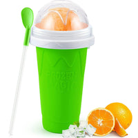 Quick Frozen Magic Cup, Double Layers Slushie Cup, DIY Homemade Squeeze Icy Cup, Fasting Cooling Make And Serve Slushy Cup For Milk Shake, Smoothies