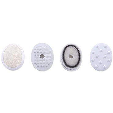 (Net) 4 in 1 Electric Bath Brush Vibration Face Body Back Cleaning Massager Tools Waterproof SPA Cleansing Massage Shower Brush / AE-903