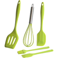 5 Pcs Non-stick Silicone Spatula Set Home And Kitchen Accessories Cooking Tools For Baking / KQ434