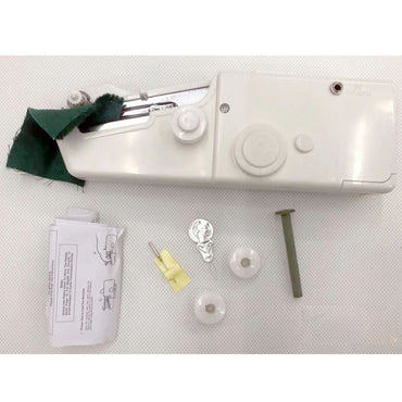 Mini Handheld Sewing Machine Portable Electric Hand Sewing Machine Quick Repairing Suitable for Home Travel Clothes Cloth Curtain / CS-101B