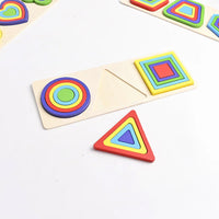 Wooden Shape Matching Board