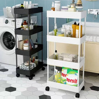 4 layered storage slim rack  with wheels / kN-198 / 1981