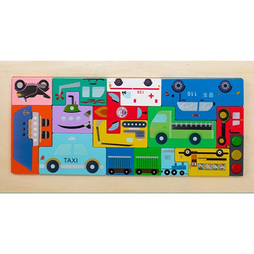 Wooden Educational Montessori Puzzle Toys for Curious Toddlers