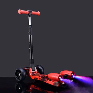 (Net) 2 Wheel Scooter LED wheels Smoke And Sound With Bluetooth