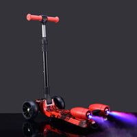 (Net) 2 Wheel Scooter LED wheels Smoke And Sound With Bluetooth